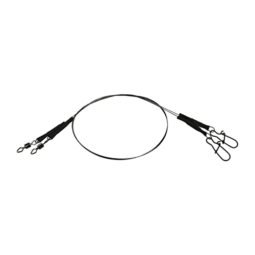 DAM Fz Effzett Kink-Free Titanium Leader 30cm 11kg 56400 Stahlvorfach zum Blinkern Gummifischangeln für Wobbler DAM Fz Effzett Kink-Free Titanium Leader 30cm 11kg 56400 Stahlvorfach zum Blinkern Gummifischangeln für Wobbler von DAM