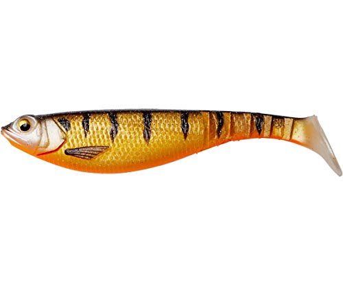 DAM Gummifisch Effzett Shadster Power Tail (Golden Shiner UV, 6) von DAM