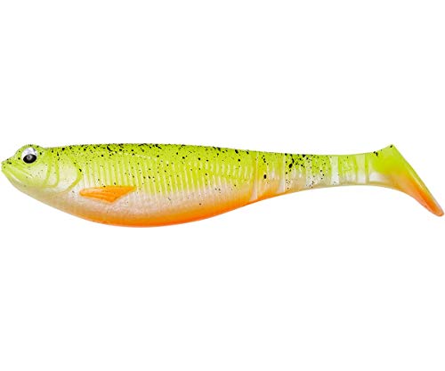 DAM Gummifisch Effzett Shadster Power Tail (Lemon Shiner UV, 11) von DAM