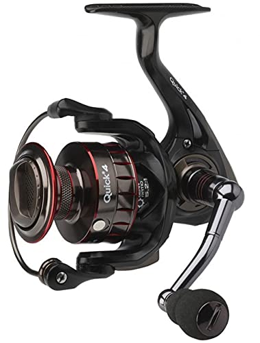 DAM Quick 4 FD, Angelrolle, Spinnrollen, Allround-Angeln, High-Speed-Rolle für reibungslose und kraftvolle Leistung, Unisex, Schwarz, 3000 DAM Quick 4 FD, Angelrolle, Spinnrollen, Allround-Angeln, High-Speed-Rolle für reibungslose und kraftvolle Leistung, Unisex, Schwarz, 3000 von DAM
