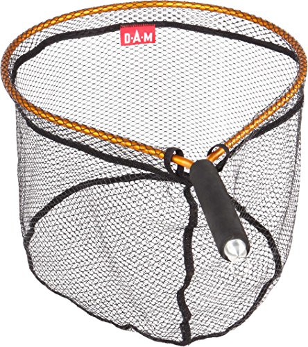 DAM Magno Fliegenkescher - Leichter Aluminium-Fischkescher mit gummierten Maschen und magnetischem Clip - Ideal zum Fangen und Freilassen von Forellen, Äschen und Fliegenfischen DAM Magno Fliegenkescher - Leichter Aluminium-Fischkescher mit gummierten Maschen und magnetischem Clip - Ideal zum Fangen und Freilassen von Forellen, Äschen und Fliegenfischen von DAM