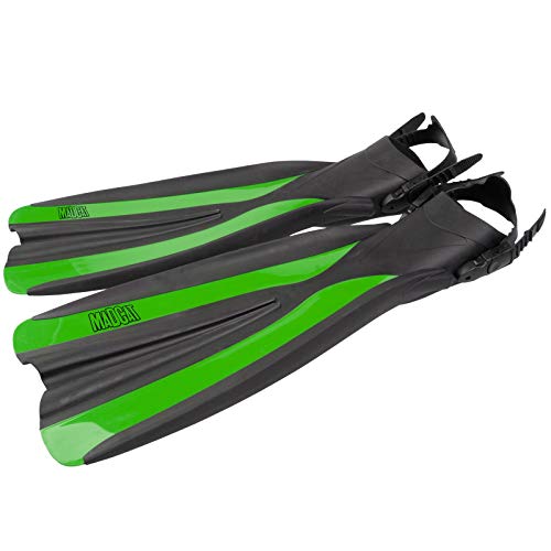 Madcat Bellyboot Flossen - Belly Boat Fins XL/XXL - 1 Paar von DAM