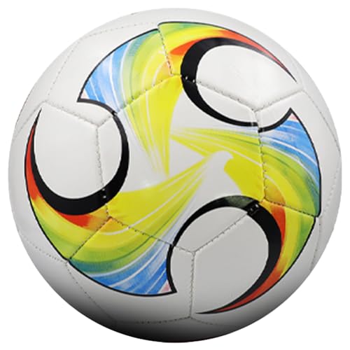 DAMAIAZG Maschinell genähter Fußball, Größe 5, wasserdichter Match-Trainingsfußball, PVC-Profi-Fußball for Outdoor-Sportarten von DAMAIAZG