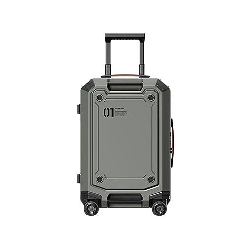DAMOIFFP Reisekoffer mit Rollen, Gepäck mit großer Kapazität, robust und langlebig, geräuscharm, Trolley, Passwortbox, modisches Gepäck von DAMOIFFP