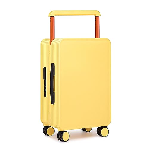 DAMOIFFP Reisekoffer mit Rollen Breiter Trolley Gepäck Bordkoffer Kleiner Koffer Universalrad Passwortbox Einfaches, modisches Gepäck mit großem Fassungsvermögen von DAMOIFFP