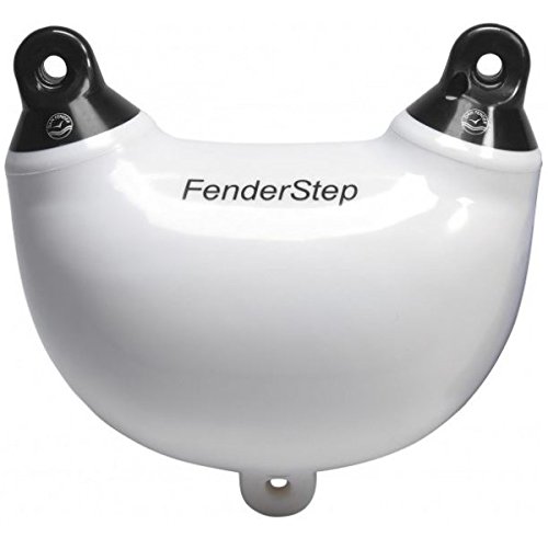 dan-fender Fenderstep Schritt Fender – Docking Boote HS14, White with Black Ends von DAN FENDER
