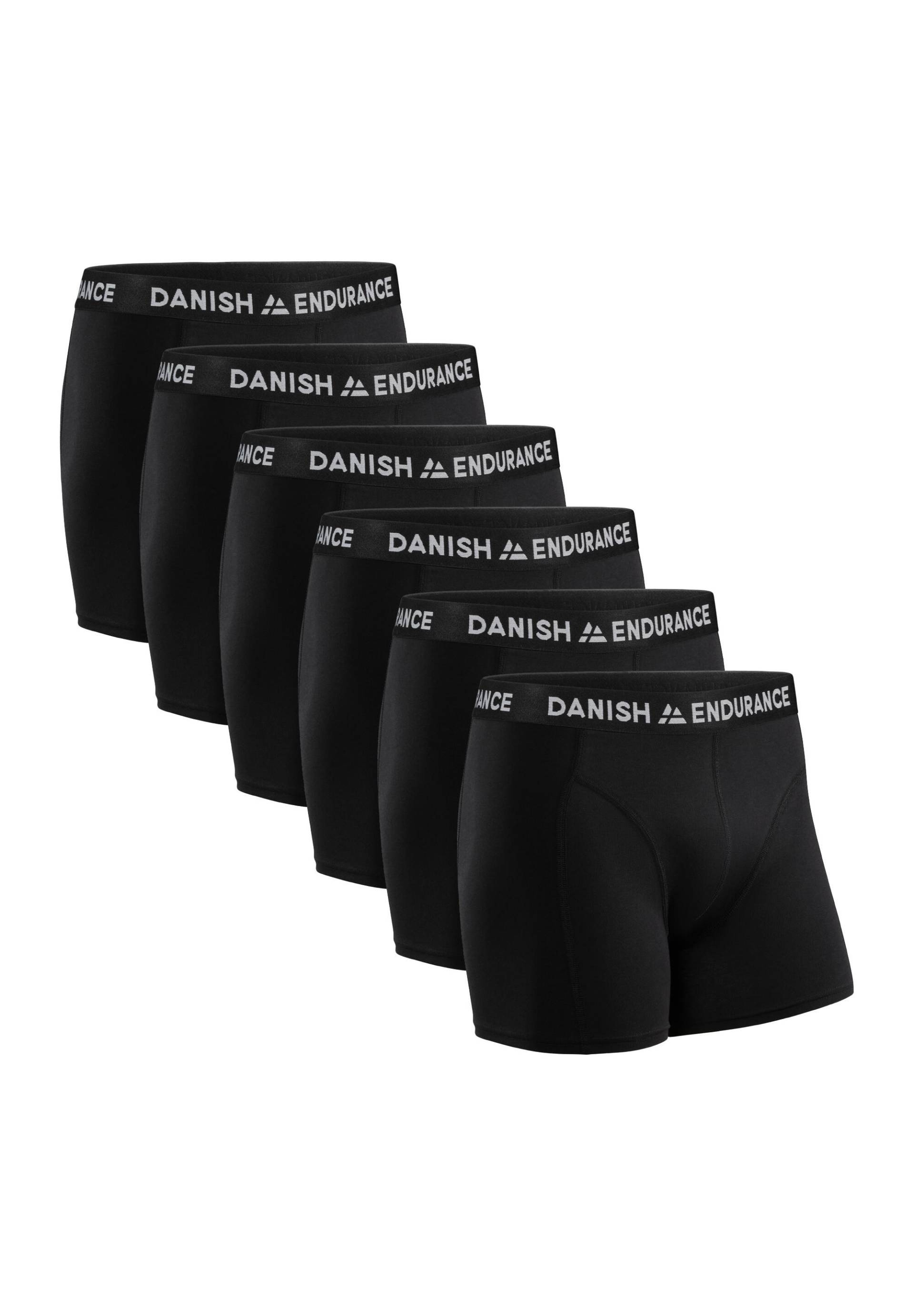 Boxershorts Classic Trunks schwarz atmungsaktiv hygienisch multifunktional von DANISH ENDURANCE