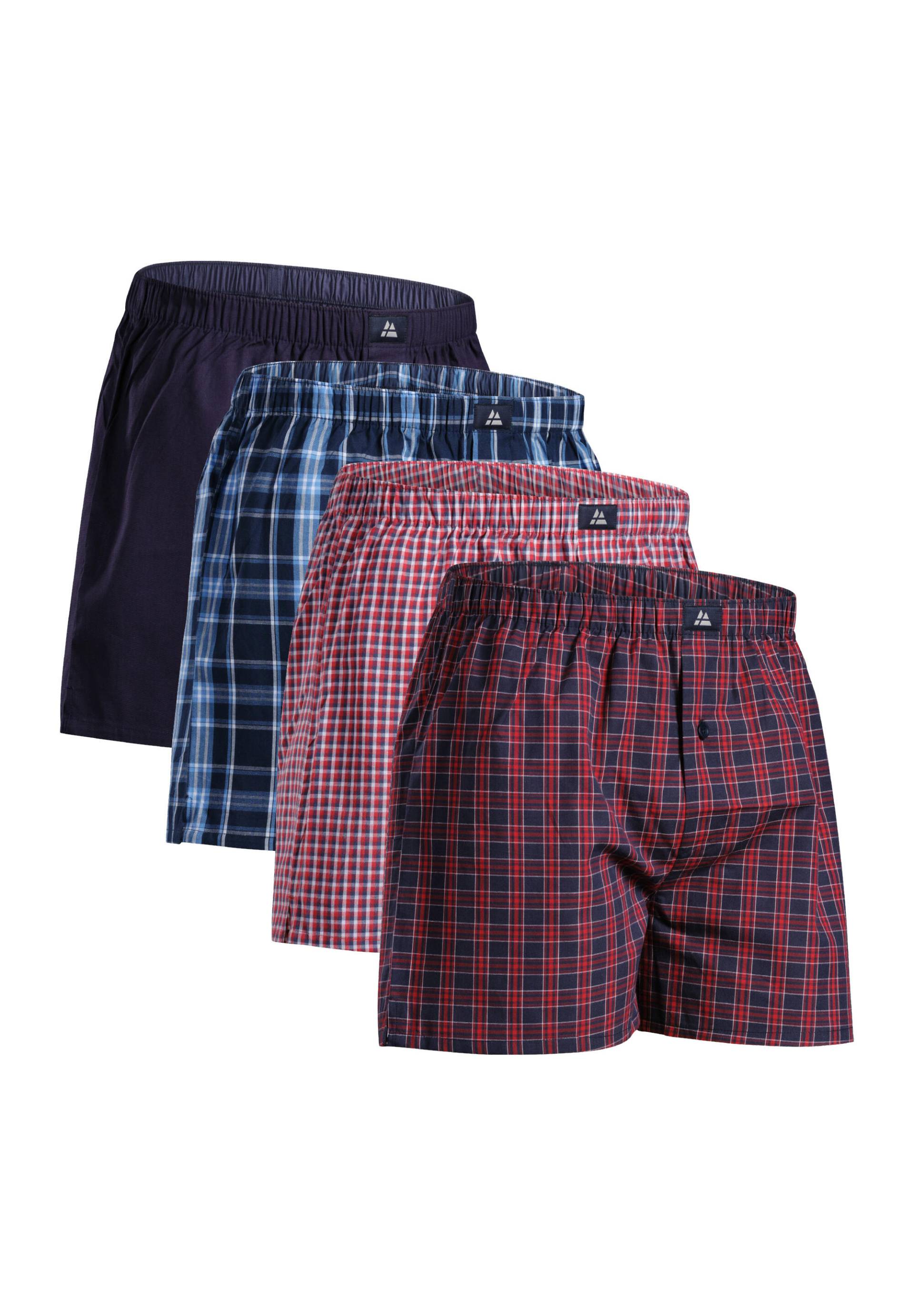 Boxershorts Weite American Boxers rot atmungsaktiv hygienisch multifunktional von DANISH ENDURANCE