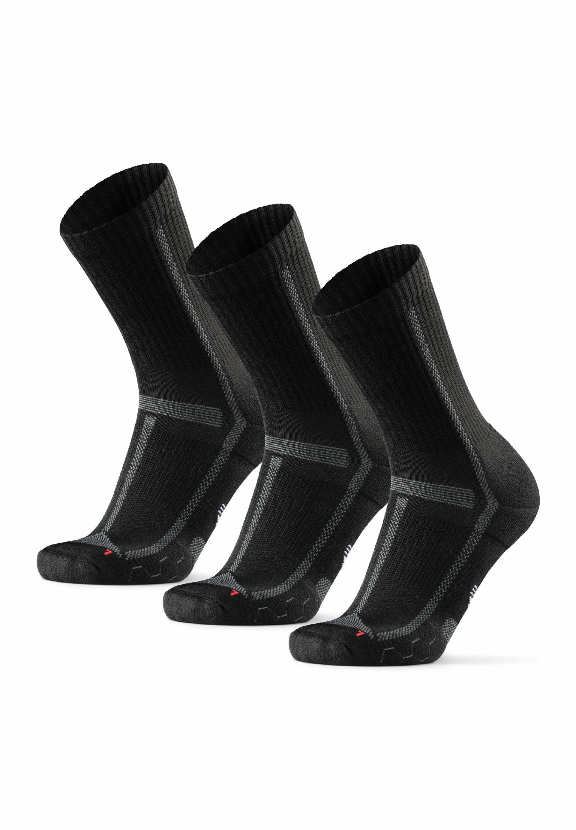 Laufsocken Long Distance Crew schwarz von DANISH ENDURANCE