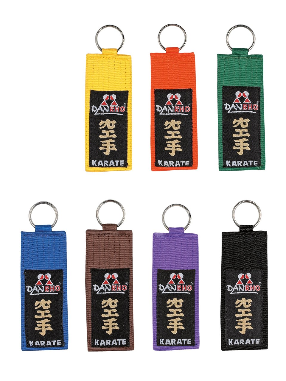 DANRHO Kyu-Grade Gürtel KARATE Schlüsselanhänger DANRHO Kyu-Grade Gürtel KARATE Schlüsselanhänger von DANRHO