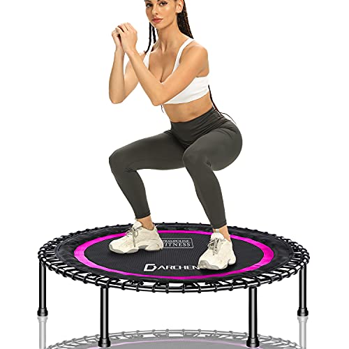 Darchen Mini-Trampolin für Erwachsene, 200 kg, für den Innenbereich, kleines Rebounder-Übungstrampolin für Workout, Fitness, für leises und sicher gepolstertes Sprungen, 100 cm Darchen Mini-Trampolin für Erwachsene, 200 kg, für den Innenbereich, kleines Rebounder-Übungstrampolin für Workout, Fitness, für leises und sicher gepolstertes Sprungen, 100 cm von DARCHEN