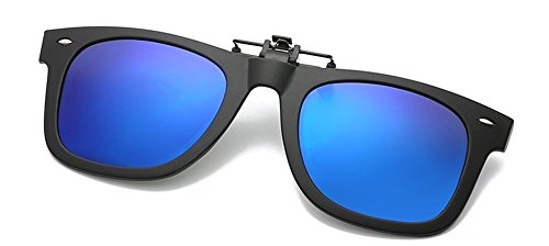 DAUCO Sonnenbrille Aufsatz, Clip on Polarisiert Clip polarisierte Sonnenbrille Flip up Sonnenbrille Clip Gegen Licht für Frauen und Männer von DAUCO