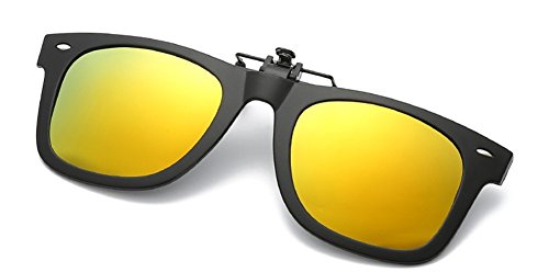 DAUCO Sonnenbrille Aufsatz, Clip on Polarisiert Clip polarisierte Sonnenbrille Flip up Sonnenbrille Clip Gegen Licht für Frauen und Männer DAUCO Sonnenbrille Aufsatz, Clip on Polarisiert Clip polarisierte Sonnenbrille Flip up Sonnenbrille Clip Gegen Licht für Frauen und Männer von DAUCO