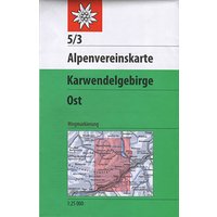 DAV AV-Karte 5/3 Karwendelgebirge, Ost von DAV