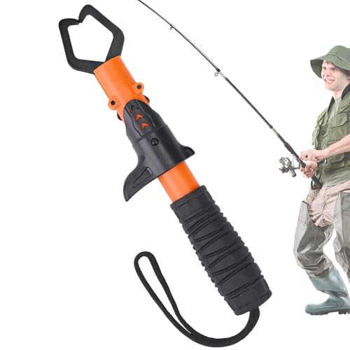 DAWCBVJQ Fischlippen-Greifwerkzeug, Fischlippengreifer | Effektiver Fischhalter | Fish Control Tackle Fish Grabber, Rutschfester, bequemer Griff für Angelbegeisterte von DAWCBVJQ