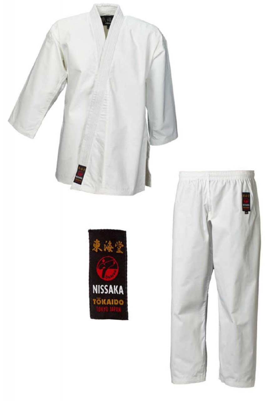 Tokaido Karateanzug  Nissaka, 10oz. Weiß von DAX SPORTS