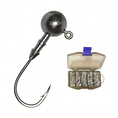 DAYUYUE jigköpfe Angeln köder Haken kit weiche köder Haken 3.5g 5g 7g 10g 14g Set Include Plastic Fishing Tackle Box Angeln für Süßwasser Salzwasser (3.5g/14g - 30 stück) DAYUYUE jigköpfe Angeln köder Haken kit weiche köder Haken 3.5g 5g 7g 10g 14g Set Include Plastic Fishing Tackle Box Angeln für Süßwasser Salzwasser (3.5g/14g - 30 stück) von DAYUYUE
