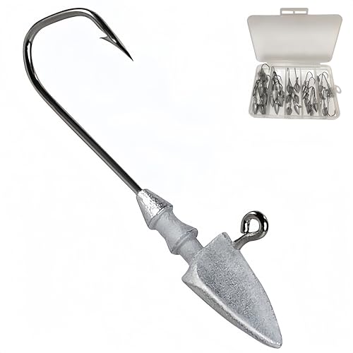 DAYUYUE 30 Stück jig Köpfe Jigkopf Angelhaken Kit weichen Köder Haken 3.5g 5g 7g 10g 14g Include Plastic Fishing Tackle Box Angeln für Süßwasser Salzwasser DAYUYUE 30 Stück jig Köpfe Jigkopf Angelhaken Kit weichen Köder Haken 3.5g 5g 7g 10g 14g Include Plastic Fishing Tackle Box Angeln für Süßwasser Salzwasser von DAYUYUE