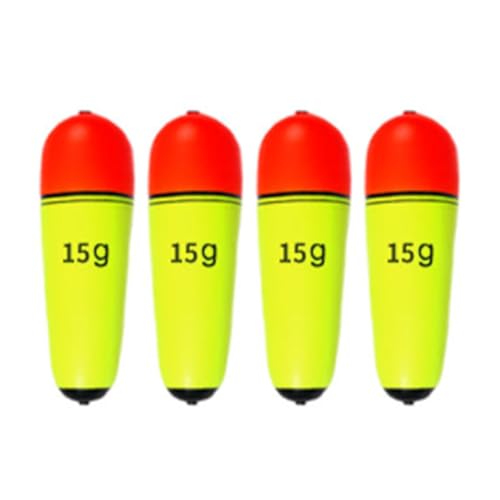 DAYnagh 4pcs Floating Auftriebsersatz 10G-120G Schaumfischerei Fischerei Fischerei Bobber Slip Floh Bobber Fischereizubehör von DAYnagh