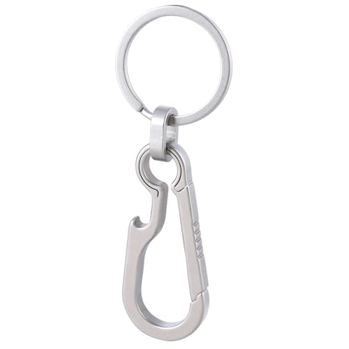 Karabiner-Schlüsselanhänger, Anti-Verlust, Schnellspanner, Schlüsselanhänger, Flaschenöffner, Karabiner-Clip, Werkzeug für Damen und Herren von DAYnagh