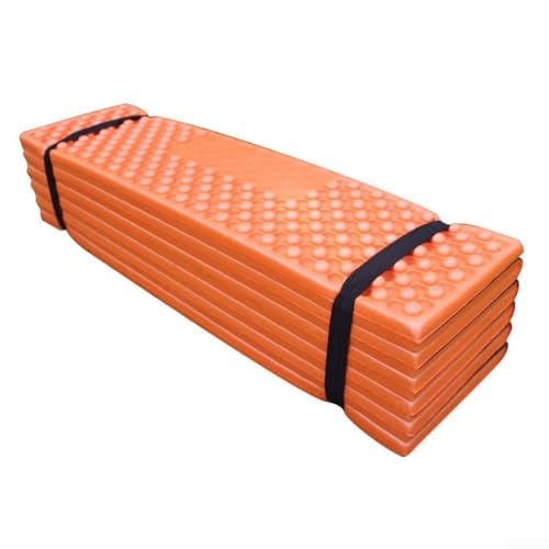 Camping Isomatte, leichte und kompakte Zeltmatte für Outdoor-Enthusiasten (Orange) von DAZZLEEX