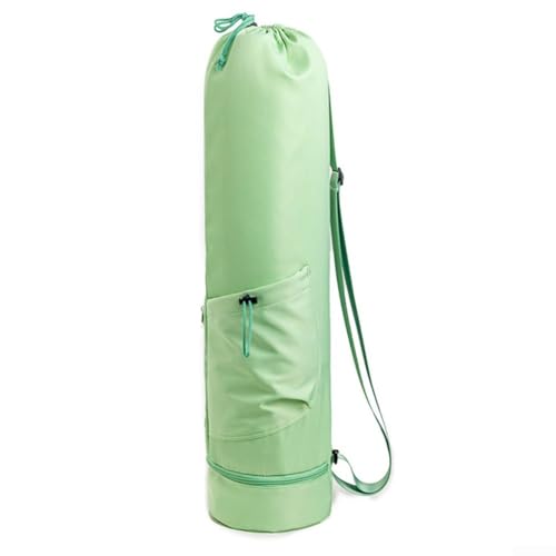 DAZZLEEX Leichte Yogamatten-Tasche mit wasserdichtem Schutz und verstellbarem Gurt für müheloses Tragen (grün) von DAZZLEEX