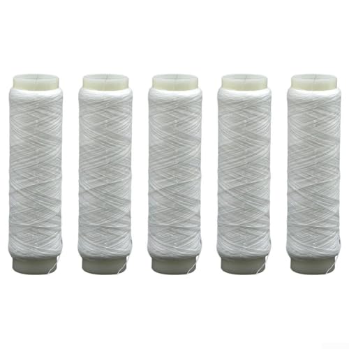 Nylon-Angelschnur, enthält 5 Spulen mit Drahtgrößen von 0, 10 mm bis 0 50 mm, leicht (0,50 mm/50 m) von DAZZLEEX