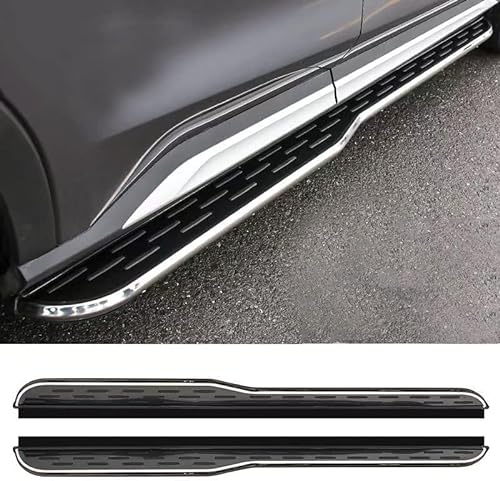 Autoseitenpedal, für Audi Q3 2012-2018 Autoseitenschweller Trittleisten Seitenstufen Pedalschutz Autoverlängerung, für Rior Styling Zubehör von DBAOXIN
