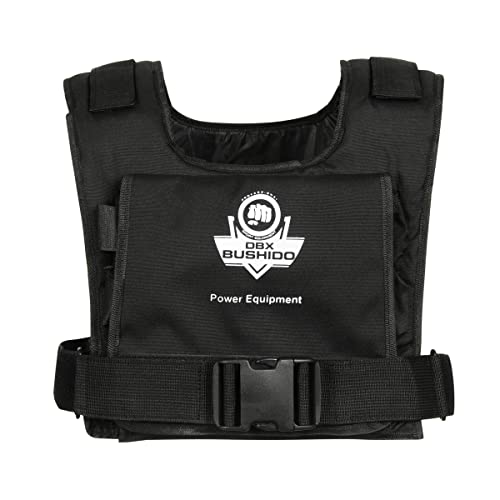 DBX BUSHIDO SPORT Gewichtsweste 18kg - Weight Vest - Weighted Vest - Kraftraining - Trainingsgeräte für Zuhause - Material Cordura von DBX BUSHIDO SPORT