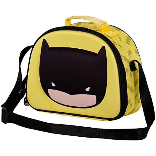 Batman Bobblehead-3D Frühstückstasche, Gelb, 25,5 x 20 cm Batman Bobblehead-3D Frühstückstasche, Gelb, 25,5 x 20 cm von DC Comics