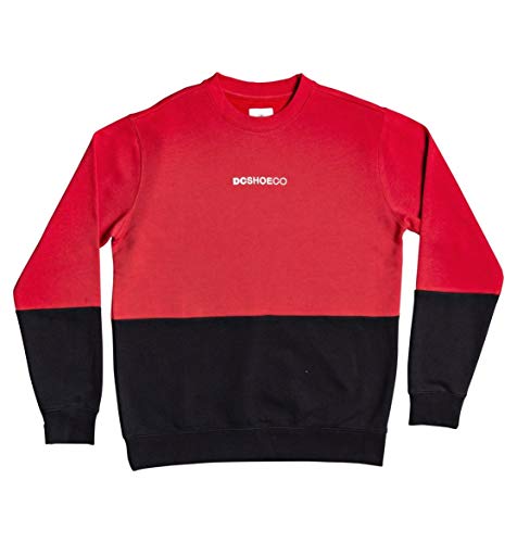 DC Shoes Herren Sweatshirt Downing für Männer, Racing red, XL, ADYFT03247 von DC Shoes