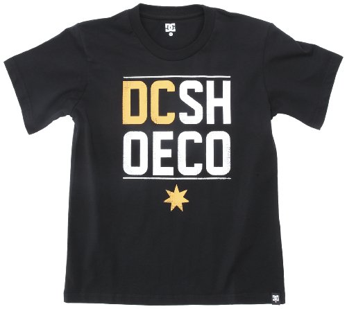 DC Shoes Jungen T Shirt Rebar, Black, Large, DPBJE252 BLKD von DC Shoes