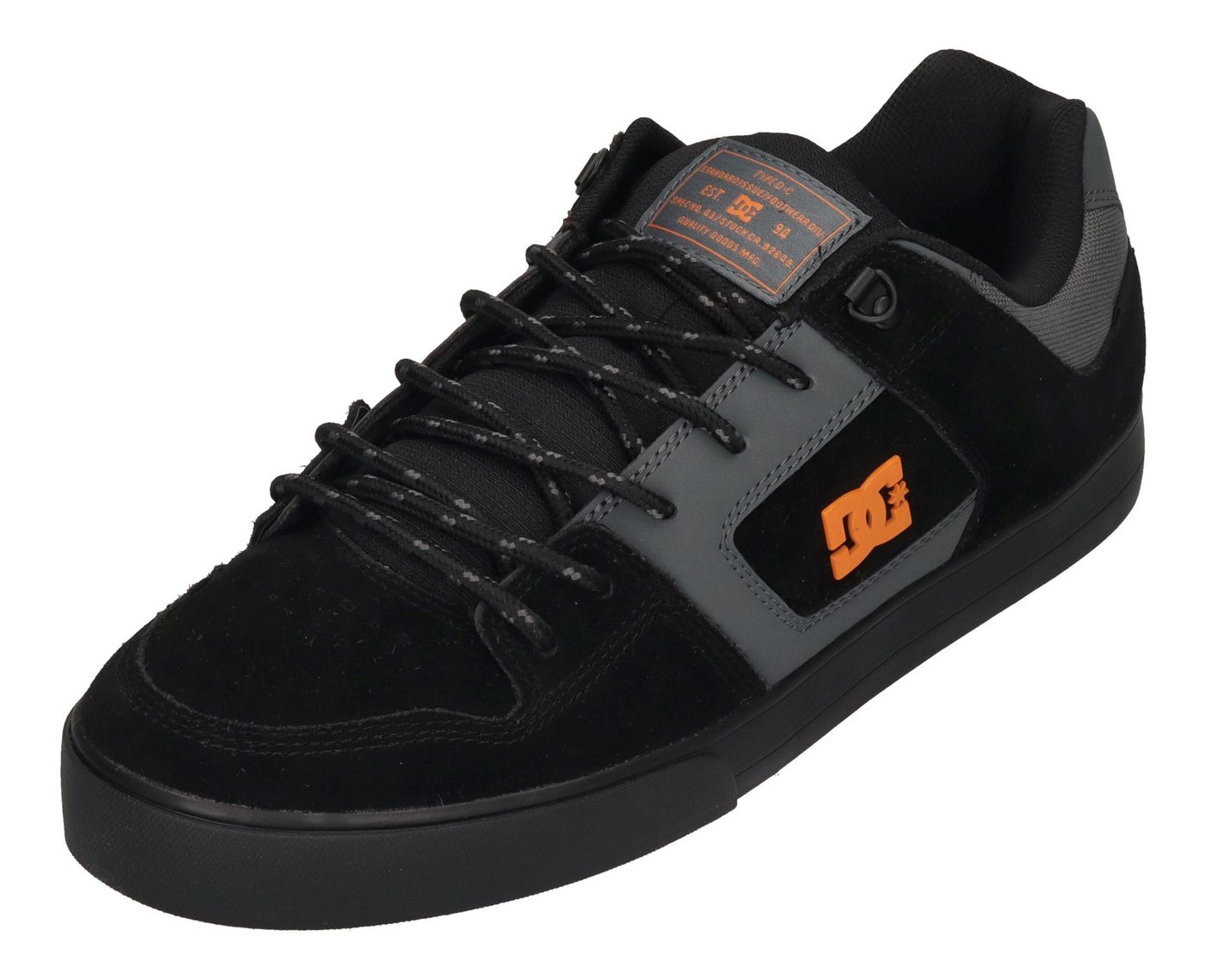 DC Shoes PURE WNT Skateschuh grey black orange von DC Shoes