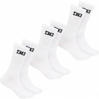 DC Shoes Sport Crew Unisex Socken 3 Paar weiß DC-01 CREW DC Shoes Sport Crew Unisex Socken 3 Paar weiß DC-01 CREW von DC Shoes