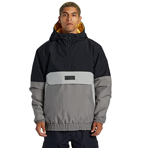 DC Shoes Nexus - Funktionelle, wendbare Anorak-Schneejacke für Männer Schwarz von DC Shoes