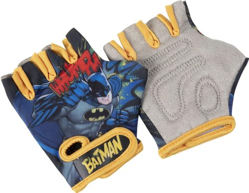 Paar Baby-Fahrradhandschuhe Batman Superhero gelb schwarz Mann Fledermaus DC Comics fingerlos Paar Baby-Fahrradhandschuhe Batman Superhero gelb schwarz Mann Fledermaus DC Comics fingerlos von TataWay in viaggio si cresce