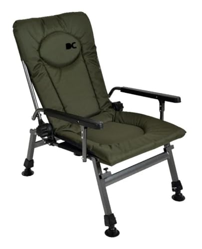 DC Touristen- und Angelstuhl F5R mit Verstellbarer Rückenlehne, Armlehnen und Breiten Standfüßen, wasserdicht, Stahlrahmen, individuell verstellbare Beine, Belastbarkeit 110 kg DC Touristen- und Angelstuhl F5R mit Verstellbarer Rückenlehne, Armlehnen und Breiten Standfüßen, wasserdicht, Stahlrahmen, individuell verstellbare Beine, Belastbarkeit 110 kg von DC