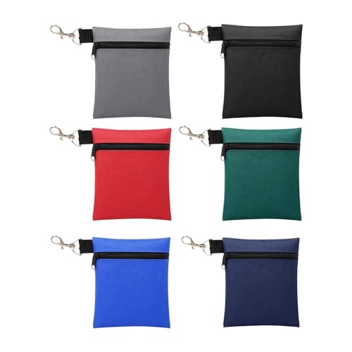 DCNIYT Golf-Tee-Halter, Tasche, Reißverschluss, tragbar, Golfballhalter, Behälter, Golfball (blau) von DCNIYT