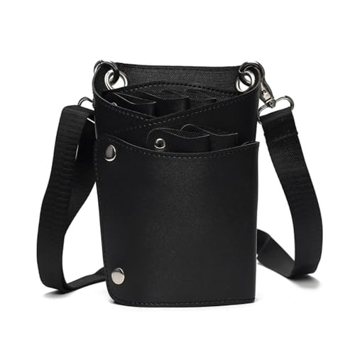 DCNIYT Scherentasche aus PU-Leder für Friseurscheren, Friseurscheren, Holster, große Kapazität, Scherenkämme, Bürstenhalter, Crossbody-Tasche, Wie abgebildet., 1 Stpck von DCNIYT