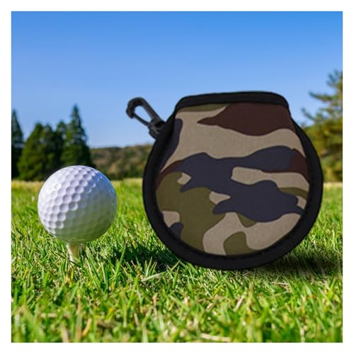 DCNIYT Wiederverwendbarer Golfball-Reiniger, Waschbeutel, Golfball-Waschtasche, schnell trocknend, abwischen, zum Abwischen von kleinen Bällen (Cam) von DCNIYT