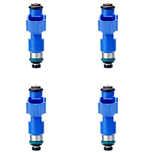 4-teiliges Auto-Einspritzventil 16450-RWC-A01, 410 cm³, durchflussangepasstes Einspritzventil, für Honda Civic, für Acura RDX RSX K20 K24 B16 von DCXXAN