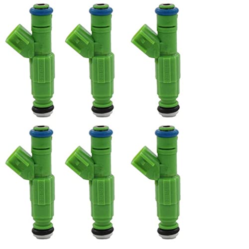 Kraftstoff-Sprühdüse, 6 Stück, Zubehör für Auto-Einspritzdüsen, für Chrysler, für Town, für Country, für Voyager 0280156007 Kraftstoff-Sprühdüse, 6 Stück, Zubehör für Auto-Einspritzdüsen, für Chrysler, für Town, für Country, für Voyager 0280156007 von DCXXAN