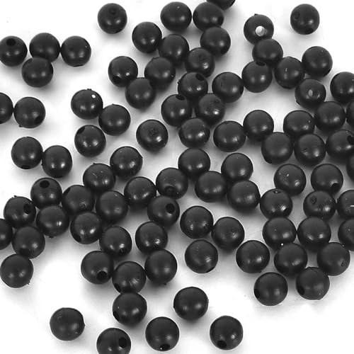 100 Stück 5mm Gummiperlen Karpfenangeln, Gummiperlen Angeln aus Premium PE, Ultraleichte Perle Angeln Angelzubehör, Weiche Fishing Gummiperlen Set, Karpfen-Angel-Rig-Perlen für Süß- Und Salzwasser 100 Stück 5mm Gummiperlen Karpfenangeln, Gummiperlen Angeln aus Premium PE, Ultraleichte Perle Angeln Angelzubehör, Weiche Fishing Gummiperlen Set, Karpfen-Angel-Rig-Perlen für Süß- Und Salzwasser von DEARBAG