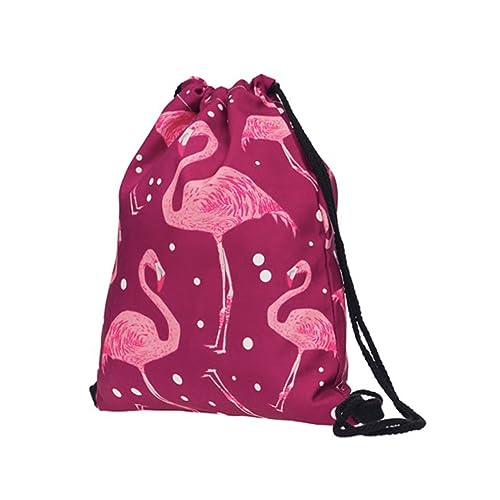 Bedruckter Rucksack mit Kordelzug Turnbeutel mit Kordelzug Reise-Organizer-Taschen Reise-Aufbewahrungstasche aufbewahrungsbeutel travel shoppingbag Aufbewahrungstaschen DEARMAMY von DEARMAMY