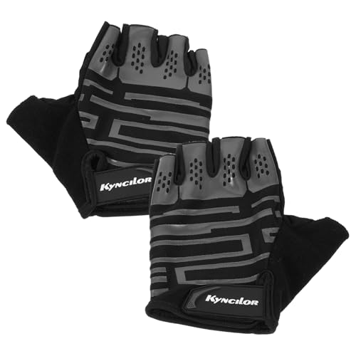 DEARMAMY 1 Paar Halbfingerhandschuhe Zum Reiten Fingerloses Radfahren Fingerlose Fäustlinge Mountainbike-Handschuhe Rennradhandschuhe Reithandschuhe Fingerlose Fahrradhandschuhe von DEARMAMY