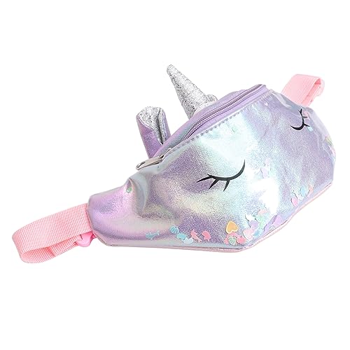 DEARMAMY 1 Stück Einhorn Gürteltasche Hobo Taschen Modische Tasche Umhängetasche Schultertasche Hüfttasche Schultasche Für Jungen Po Schwimmtasche Plüsch Schultasche Für Jungen von DEARMAMY