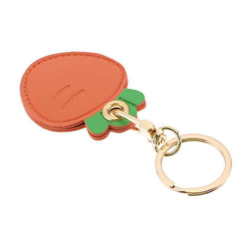 DEARMAMY 1Stk Lederetui für Zugangskarte famlyguy Ideas Key Chains schlusselketten Mini-Schlüsselanhänger Autoanhänger Taschenanhänger zarter Schlüsselanhänger Legierung Orange von DEARMAMY