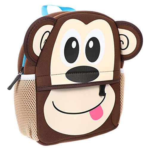 DEARMAMY 1Stk Rucksack Kindertasche Kaninchen Taschen Cartoon-Rucksäcke Kinderrucksäcke Schulranzen zeichentasche kinderreisetasche Schultasche Cartoon-Tasche Neopren Brown von DEARMAMY