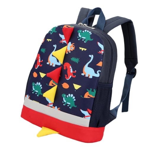 DEARMAMY 1stk Kinderrucksack Studenten-büchertasche Rucksack Für Jungen Büchertaschen Für Kinder Kindergartentasche Für Kleinkinder Cartoon-buchtasche Büchertasche Für Mädchen Nylon Blue von DEARMAMY