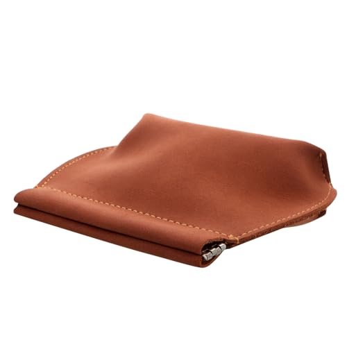 DEARMAMY Herren-geldbörse Herren Vintage Geldbörse Brieftasche Für Kartenhalter Tragbare Geldbörse Für Männer Bifold-geldbörse Für Herren Vintage Kleine Geldbörse Pu Light Brown von DEARMAMY